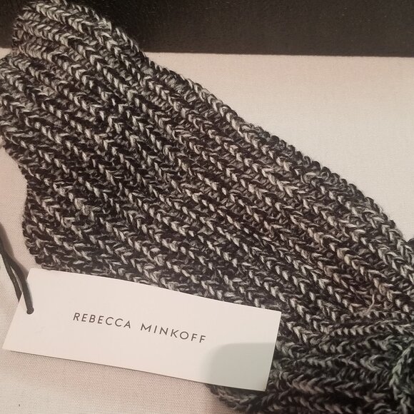Rebecca Minkoff Marled Pom Pom Beanie & Armwarmer Set - Picture 3 of 5